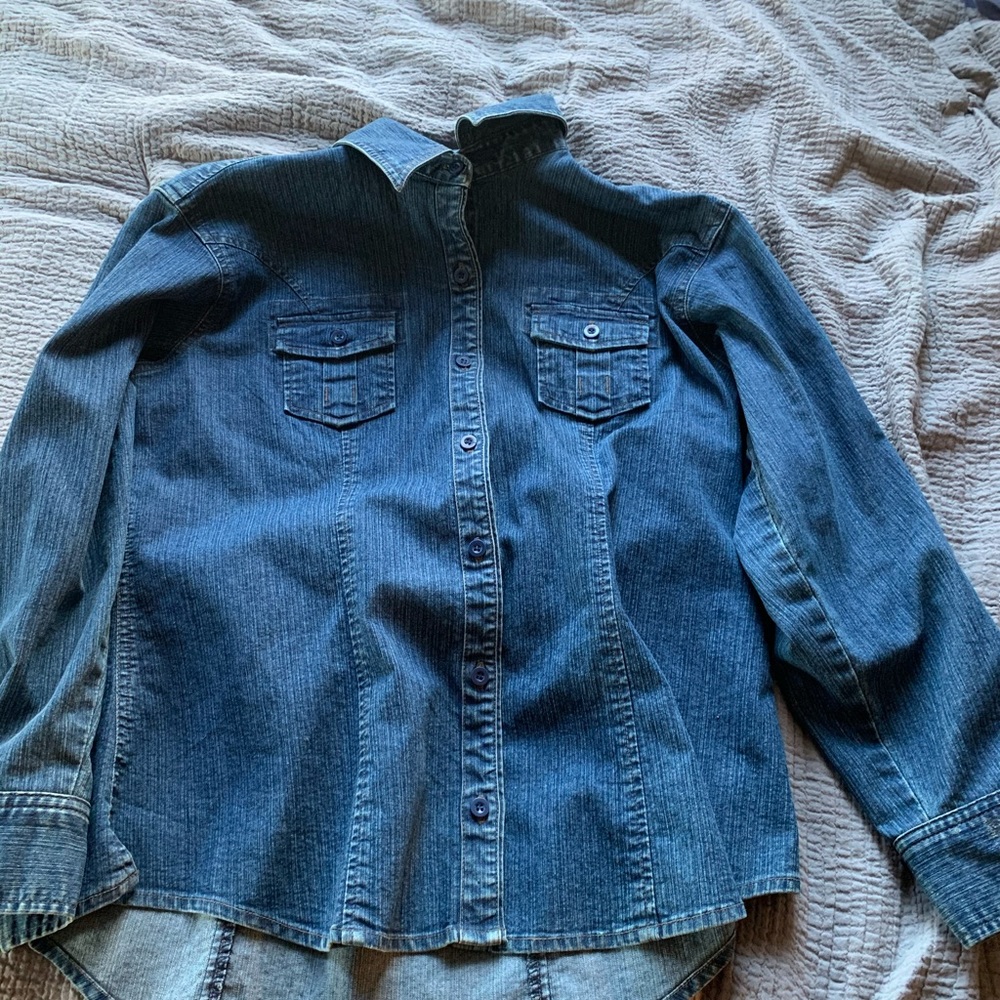Jean jacket new in good shape